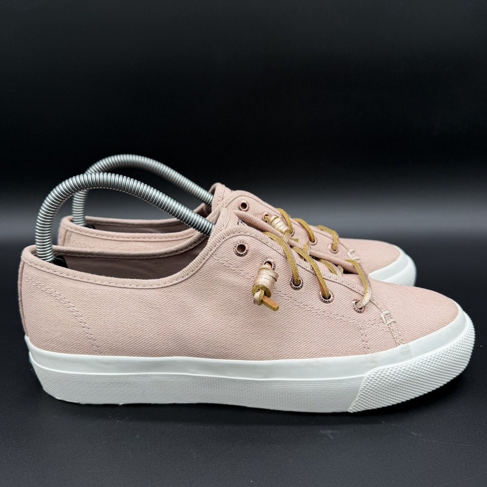 Sperry Sky Sail Rose Dust Slip On Top Sider Boat Shoes Sneakers Women's Sz‎ 10